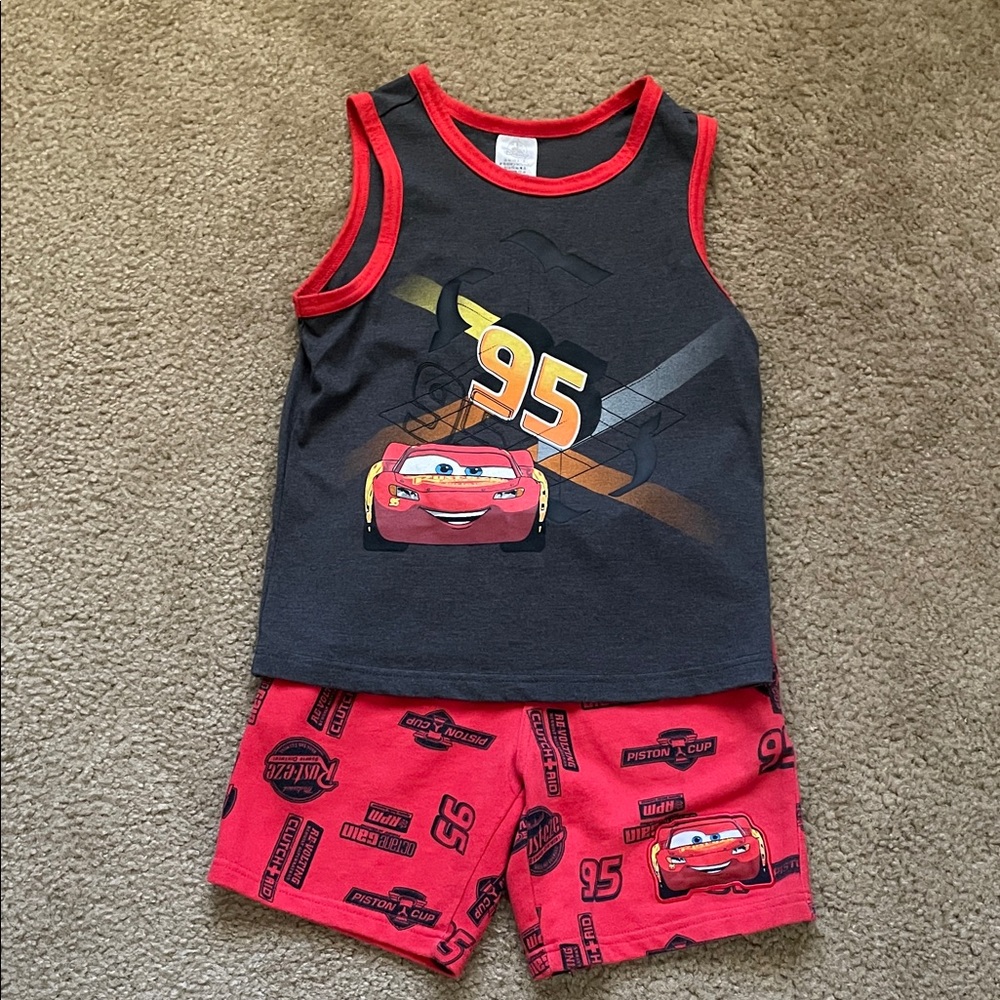 Boy’s Disney Cars Tank Top and Shorts Set